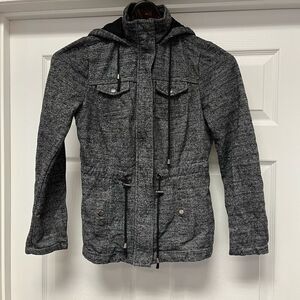 Full Tilt Gray Toggle Sweat Jacket sz S EUC